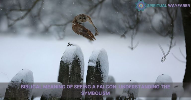 biblical meaning of seeing a falcon