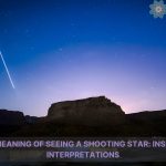 biblical meaning of seeing a shooting star