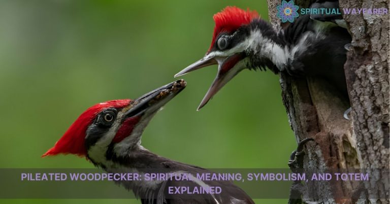 pileated woodpecker spiritual meaning symbolism and totem