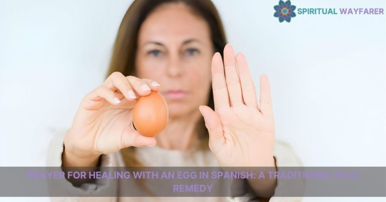 prayer for healing with an egg in spanish