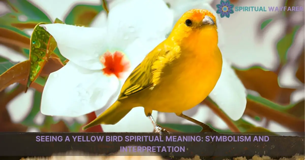 seeing a yellow bird spiritual meaning