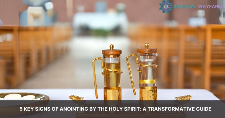 signs of anointing by the holy spirit