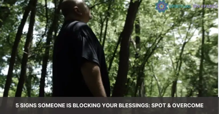signs someone is blocking your blessings