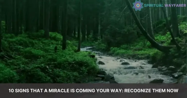 signs that a miracle is coming