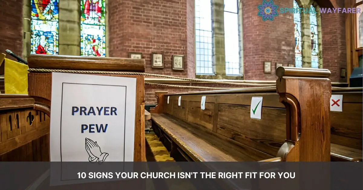 signs your church doesnt want you