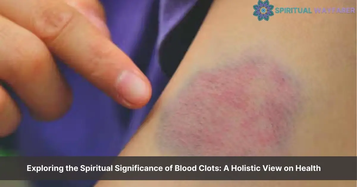 blood clot spiritual meaning