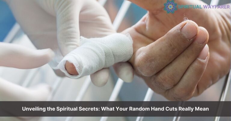 random cuts on hands spiritual meaning