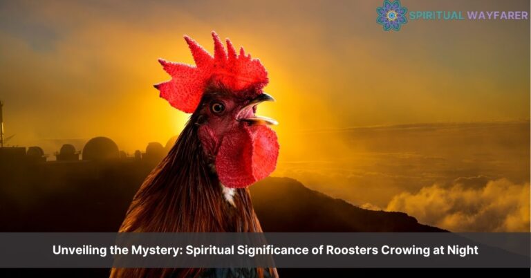 rooster crowing at night spiritual meaning