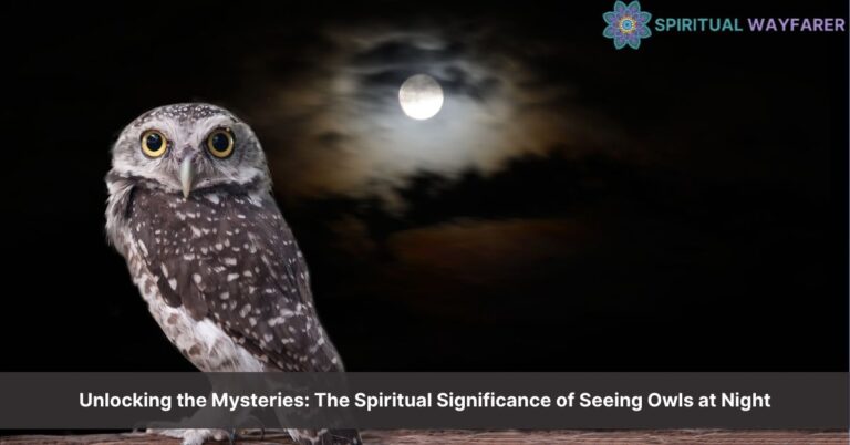 seeing an owl at night spiritual meaning