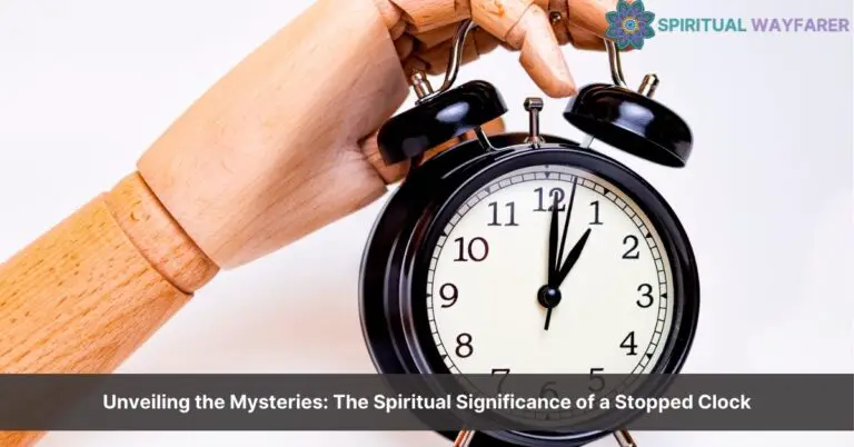 spiritual meaning of clock stopping