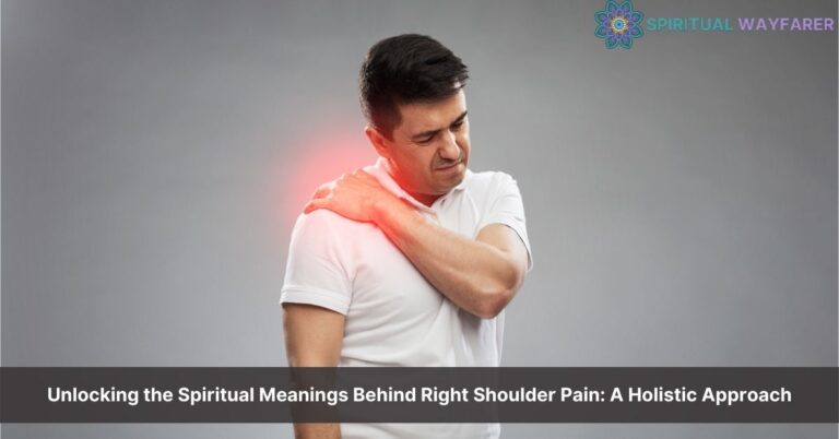 spiritual meaning of pain in right shoulder