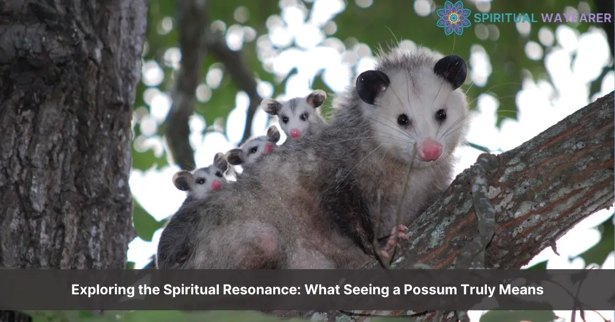 spiritual meaning of seeing a possum