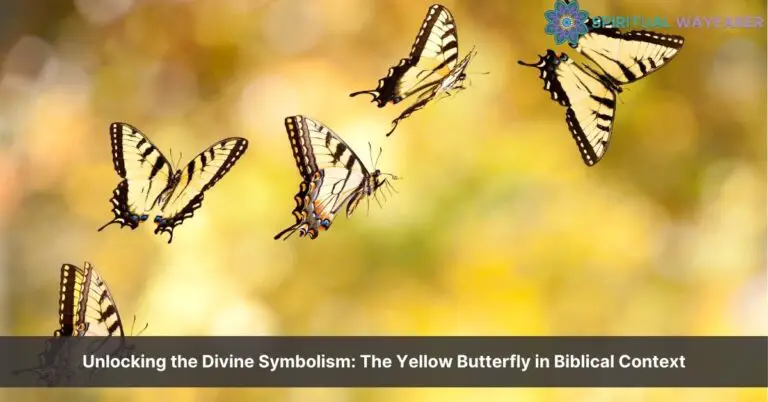 spiritual yellow butterfly meaning in the bible