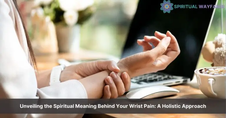 wrist pain spiritual meaning