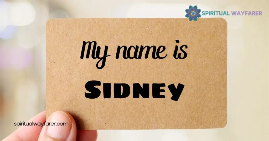 The Name Sidney Meaning in the Bible: History & Significance 3 Personality Traits Associated With Sidney