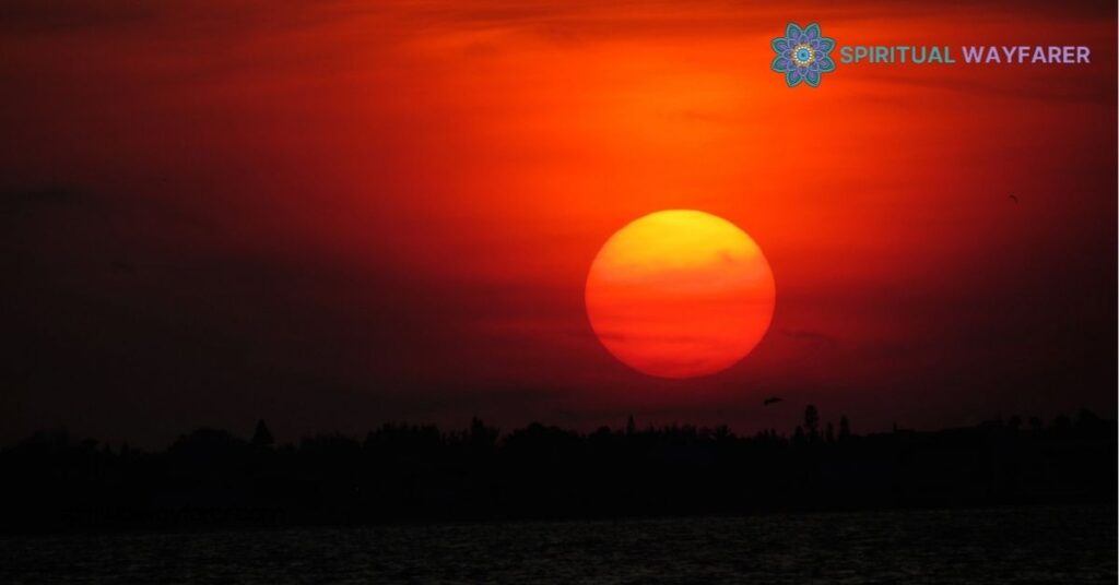 The Significance Of The Blood Red Sun In Spirituality