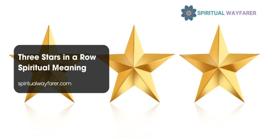 Three Stars in a Row Spiritual Meaning