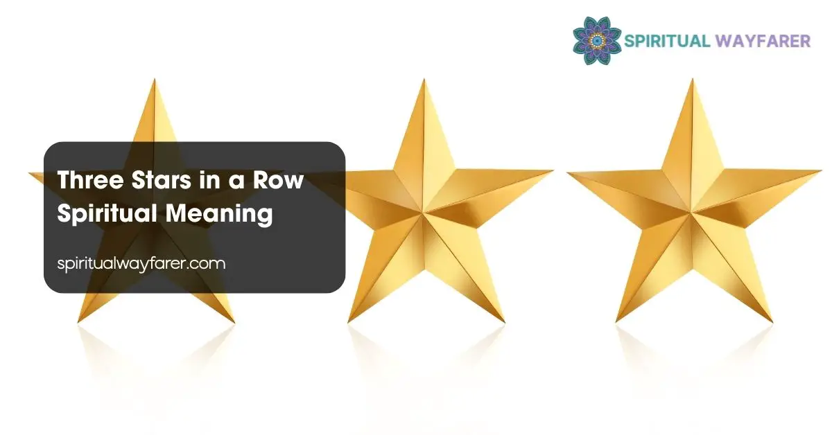 Three Stars in a Row Spiritual Meaning