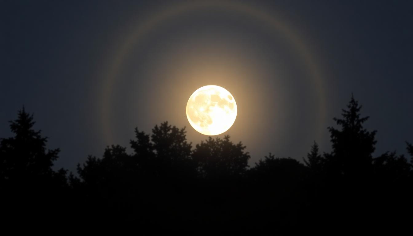 Unveiling the Spiritual Mystery: What a Ring Around the Moon Really Means 2 Unveiling the Spiritual Mystery: What a Ring Around the Moon Really Means 1