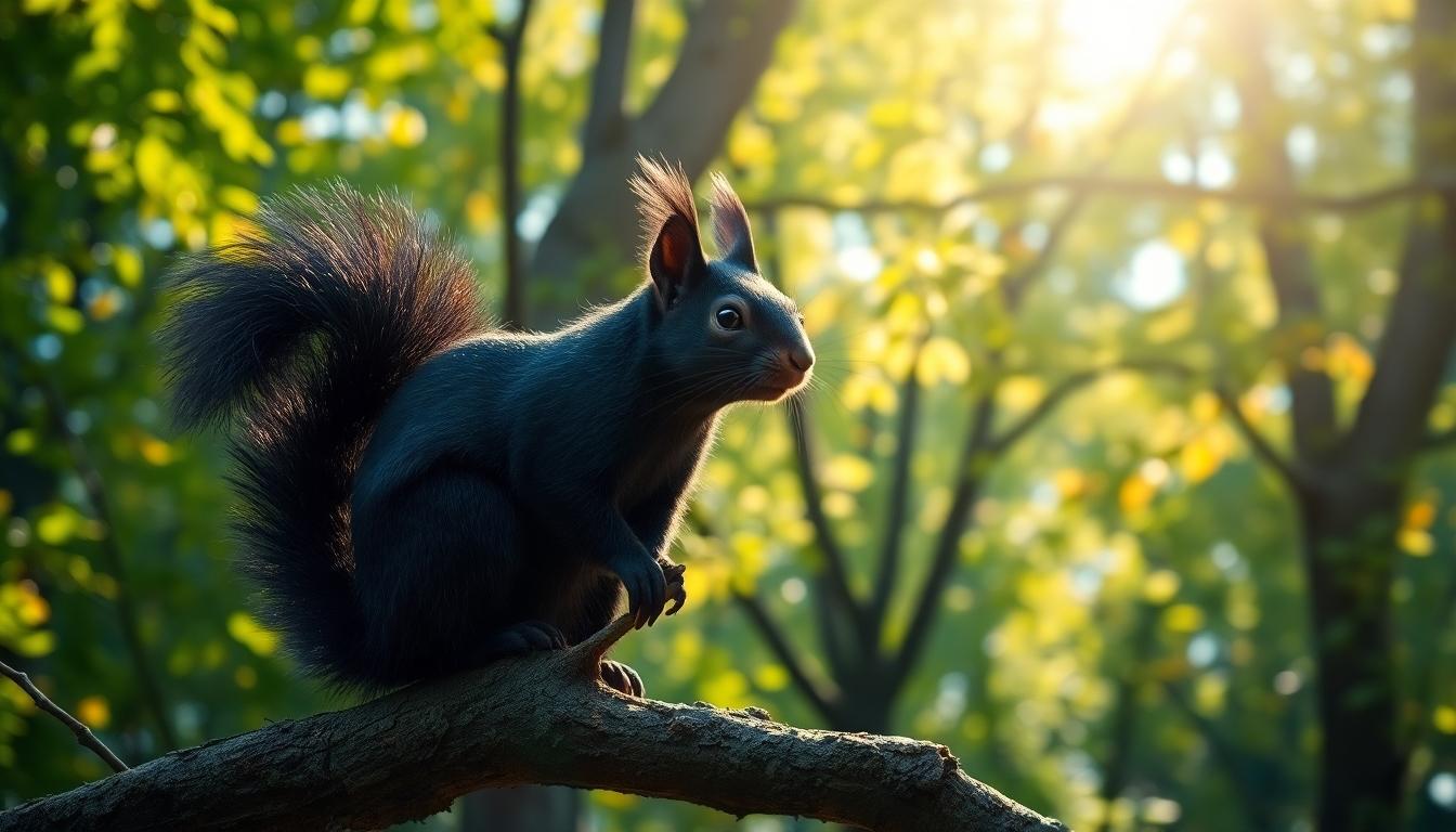 Black Squirrel Spiritual Meaning: 7 Messages From This Rare Messenger 2 Black Squirrel Spiritual Meaning: 7 Messages From This Rare Messenger 1