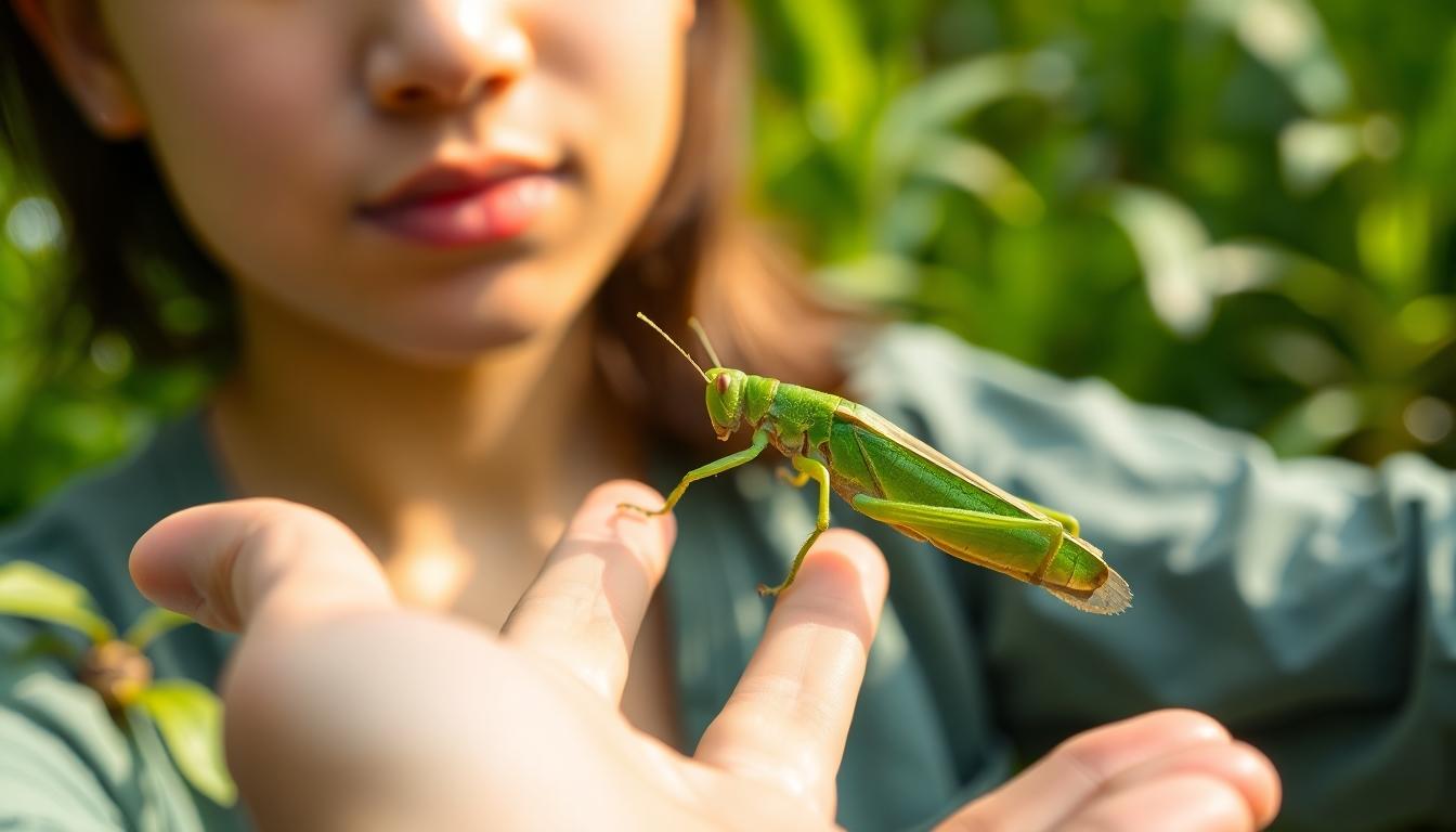 Spiritual Meaning When a Grasshopper Lands on You: A Sign of Transformation 1
