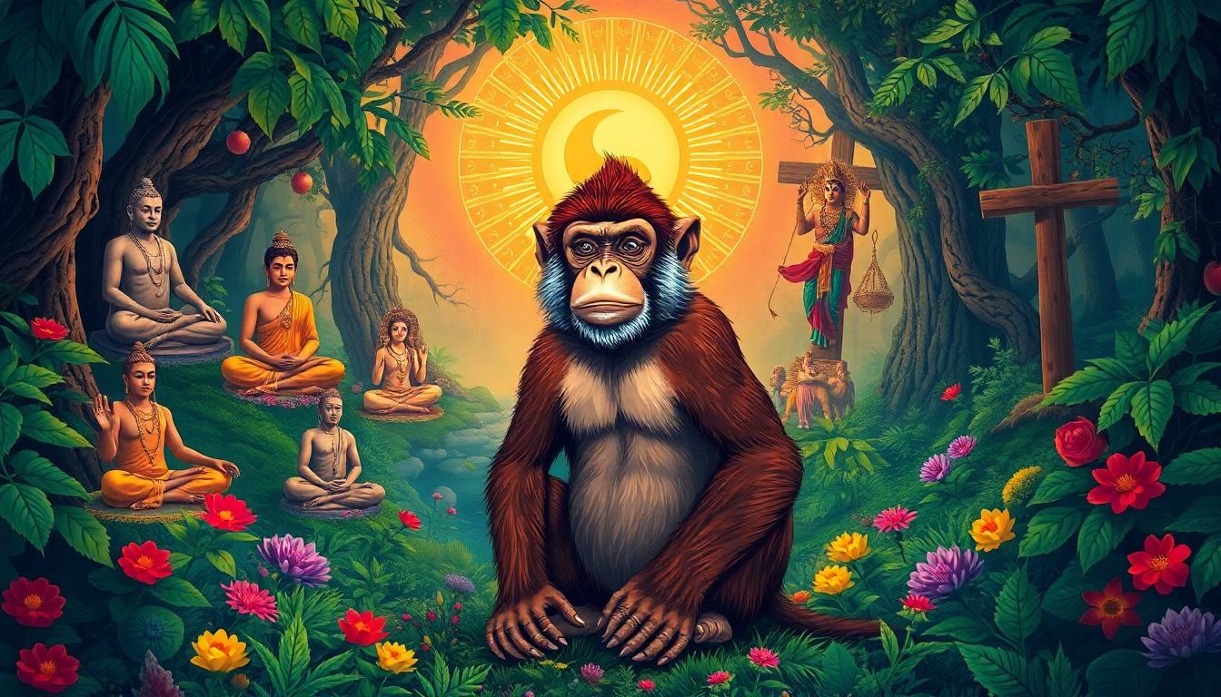 Monkey Symbolism: Ancient Meanings & Cultural Significance Across Civilizations 2 Monkey Symbolism: Ancient Meanings & Cultural Significance Across Civilizations 1