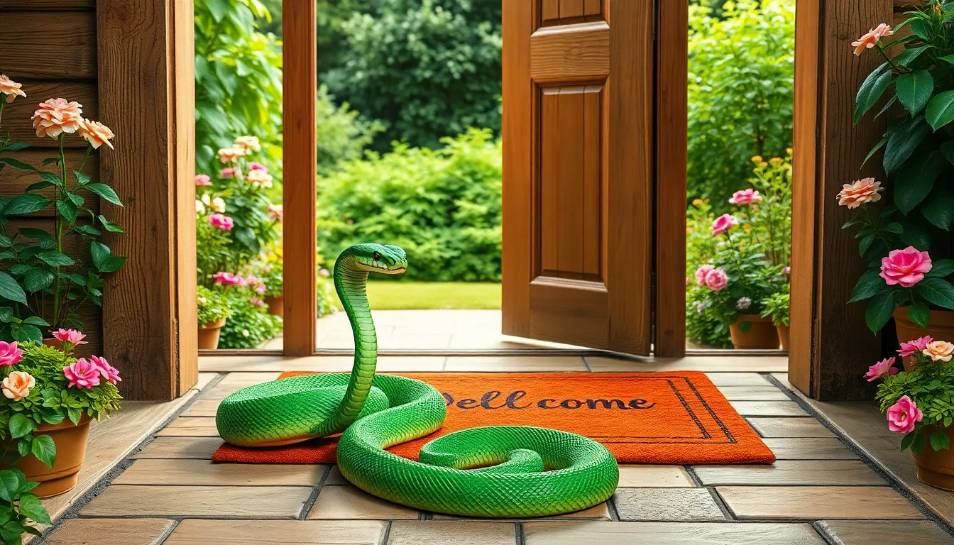 Spiritual Meaning of a Snake at Your Front Door: 7 Powerful Messages from the Universe 8 Spiritual Meaning of a Snake at Your Front Door: 7 Powerful Messages from the Universe 7