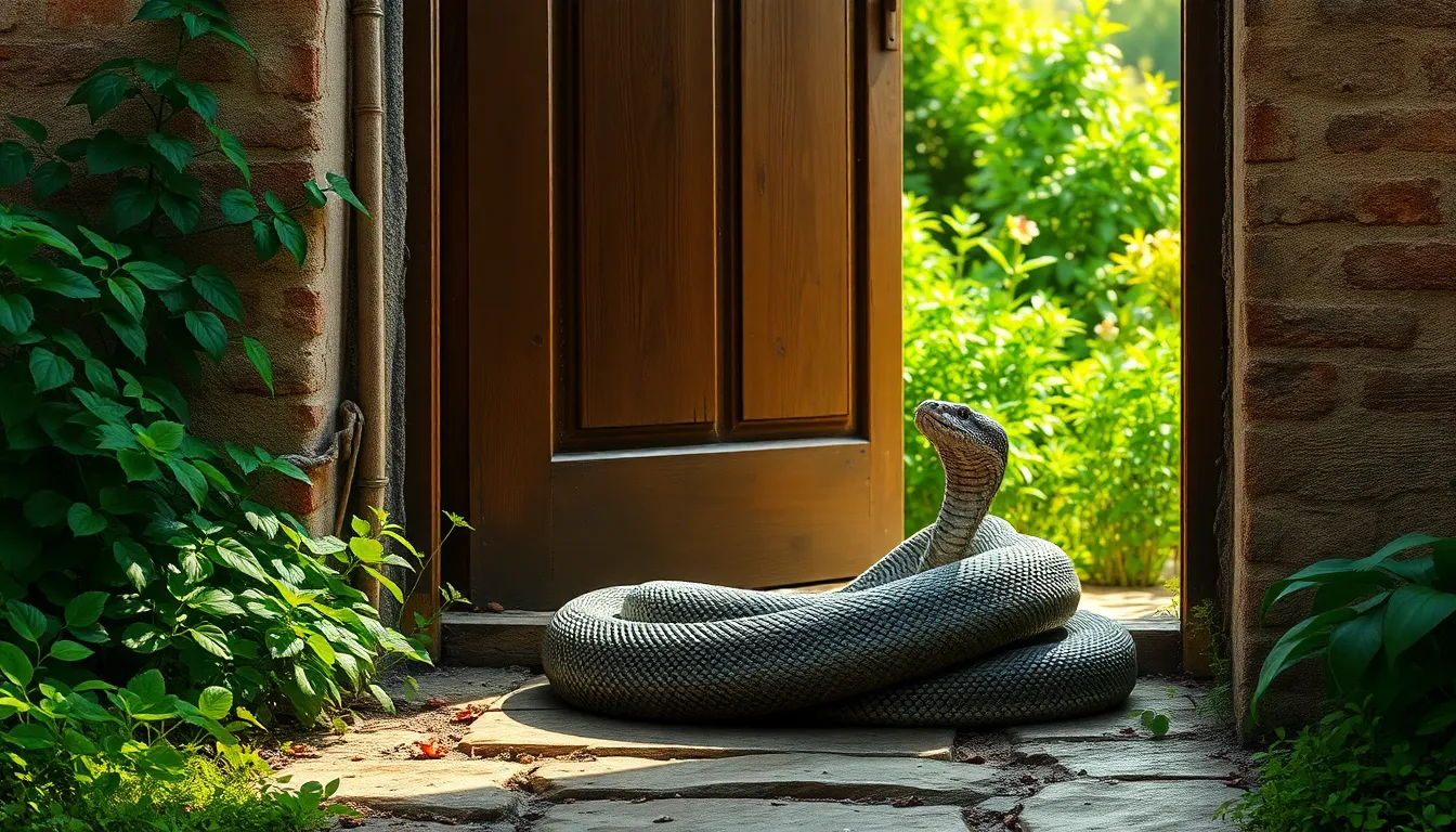 Spiritual Meaning of a Snake at Your Front Door: 7 Powerful Messages from the Universe 10 Spiritual Meaning of a Snake at Your Front Door: 7 Powerful Messages from the Universe 9
