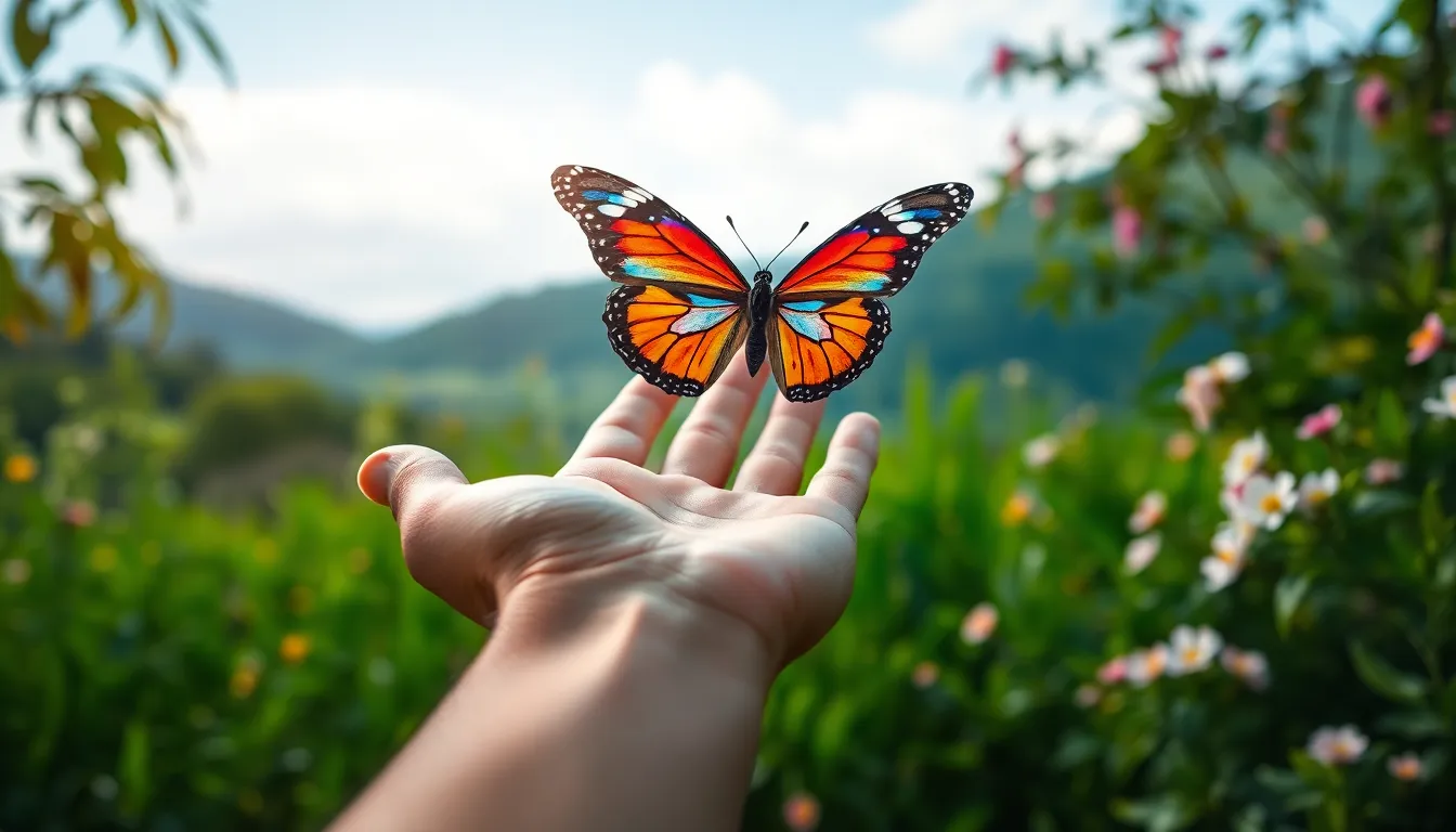 When a Butterfly Lands on You: 7 Powerful Spiritual Messages You Need to Know 2 When a Butterfly Lands on You: 7 Powerful Spiritual Messages You Need to Know 1