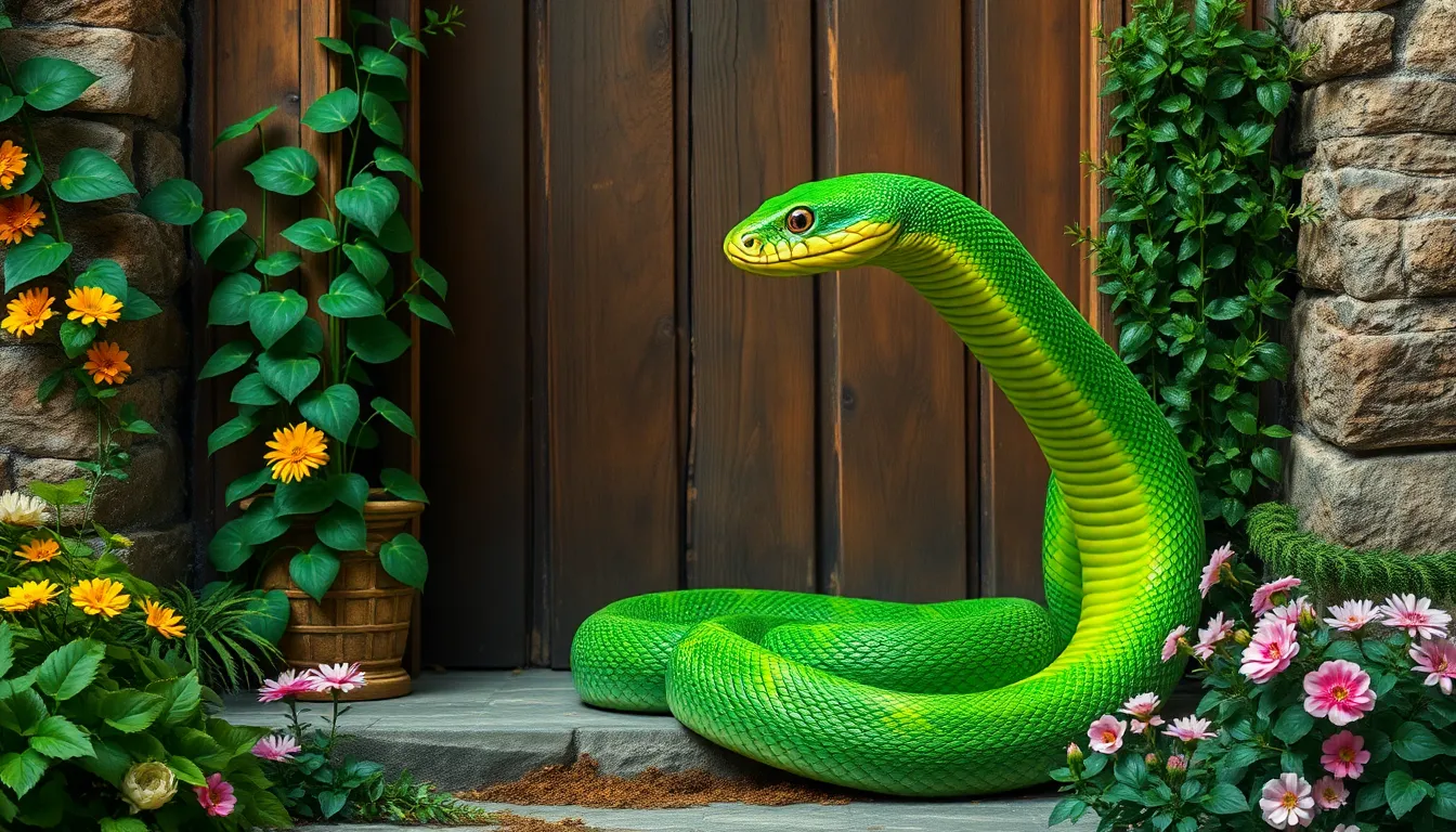 Spiritual Meaning of a Snake at Your Front Door: 7 Powerful Messages from the Universe 2 Spiritual Meaning of a Snake at Your Front Door: 7 Powerful Messages from the Universe 1