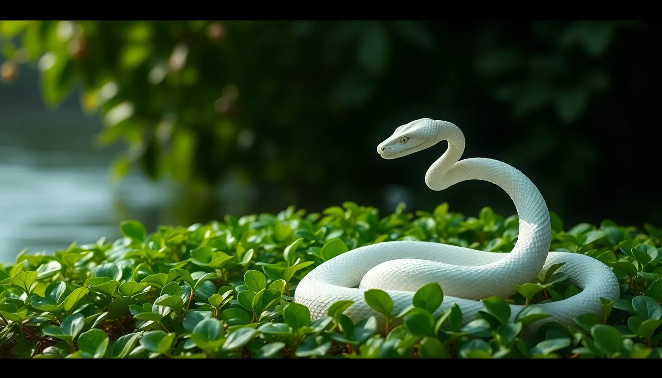 White Snake Spiritual Meaning: 7 Powerful Messages From Your Dreams & Visions 2 White Snake Spiritual Meaning: 7 Powerful Messages From Your Dreams & Visions 1